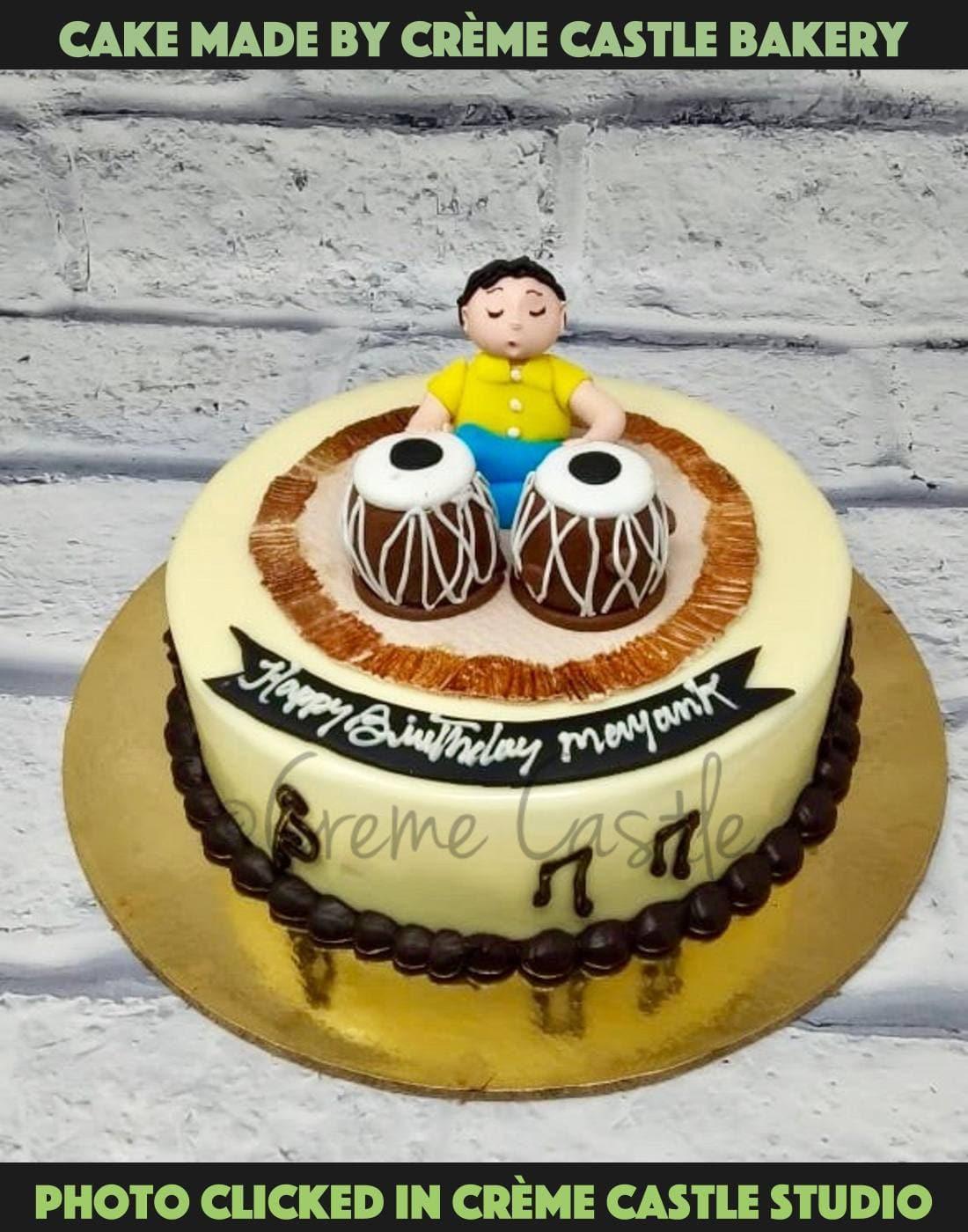 Tabla Theme Cake in 2023 | Cool birthday cakes, Special birthday cakes,  Themed cakes