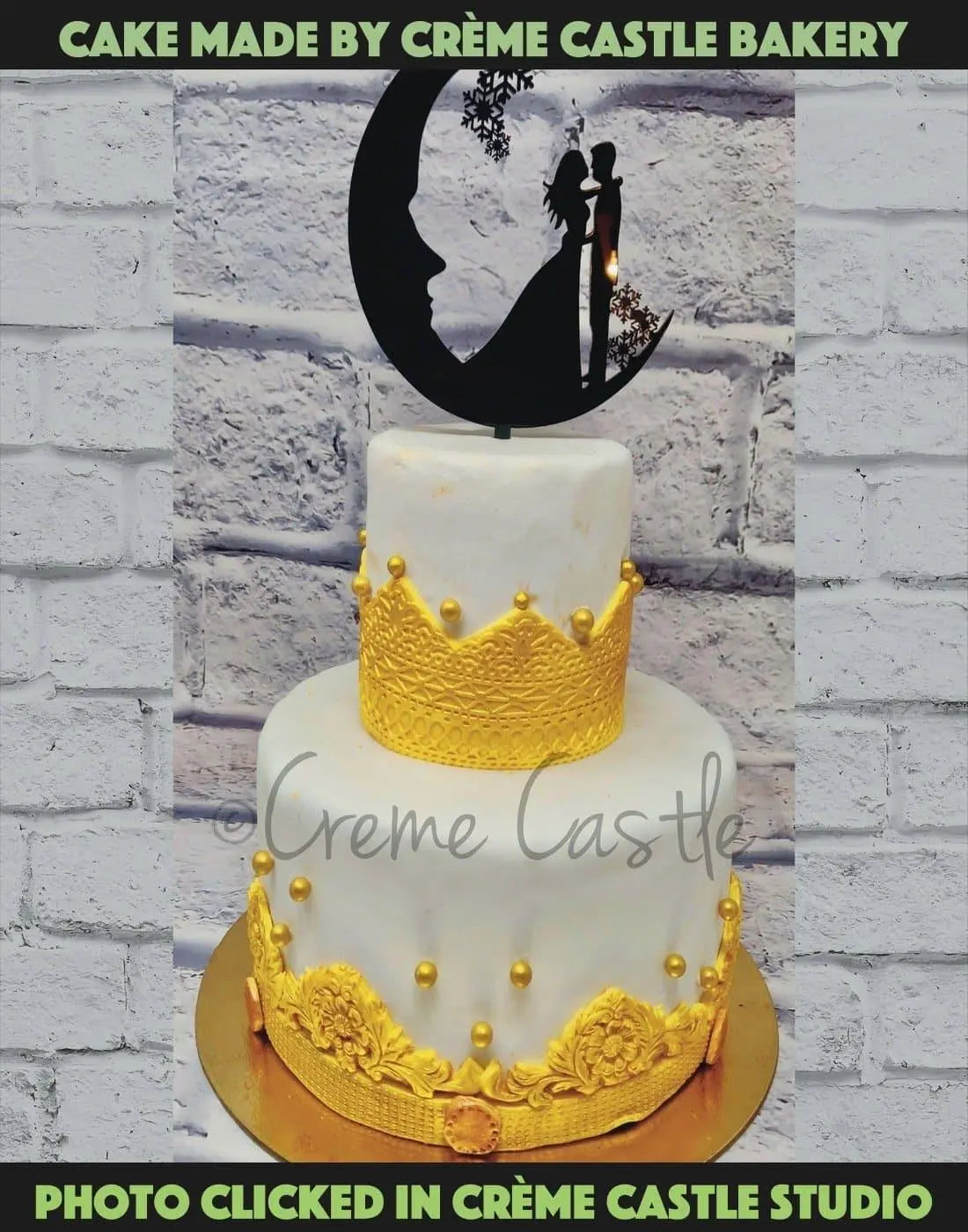 Tier Wedding Cake - Creme Castle