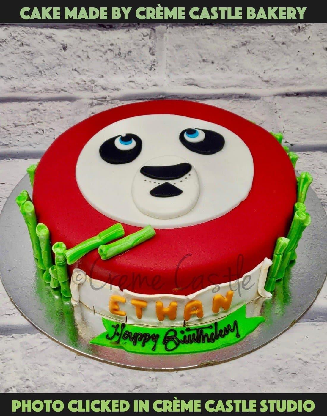 Kung Fu Panda Cake - Creme Castle