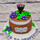 Wine Barrel Cake - Creme Castle