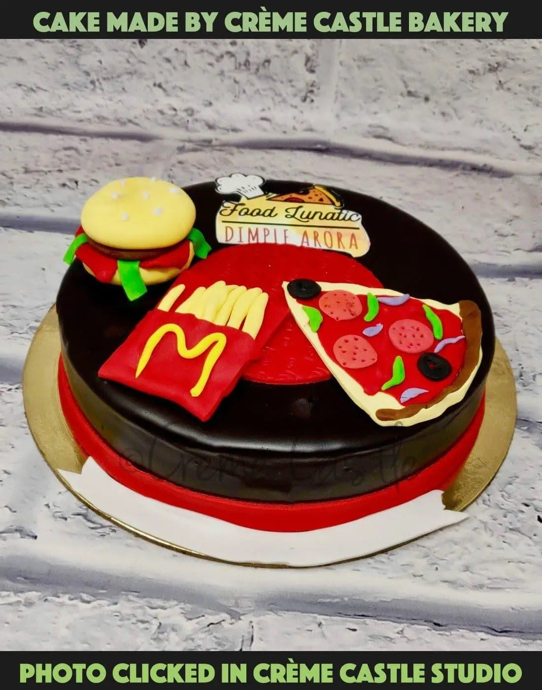 Food Lover Cake. Cake Designs for Women. Noida & Gurgaon