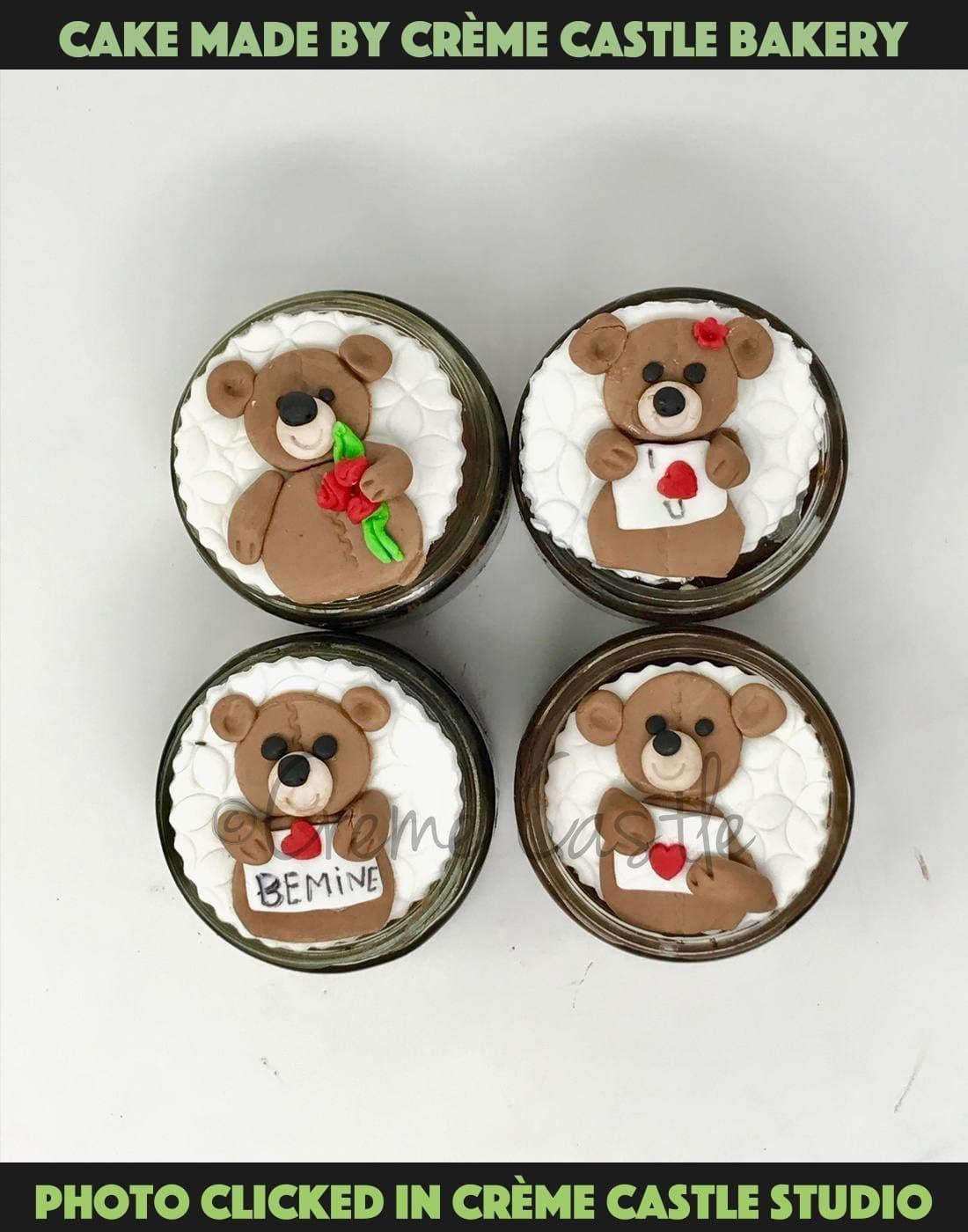 Teddy Day Cupcakes. Valentine Theme Cupcakes. Noida & Gurgaon