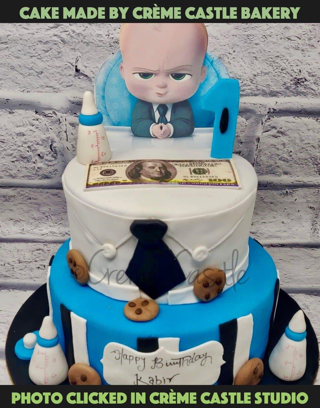 Boss Baby Cake - Creme Castle