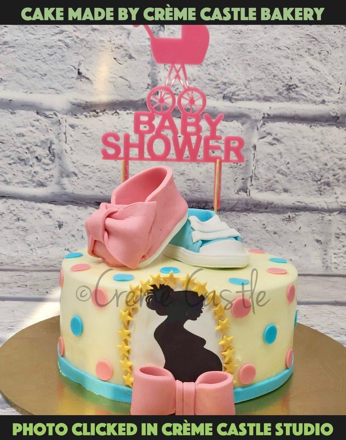 Baby Shower Cake - Creme Castle