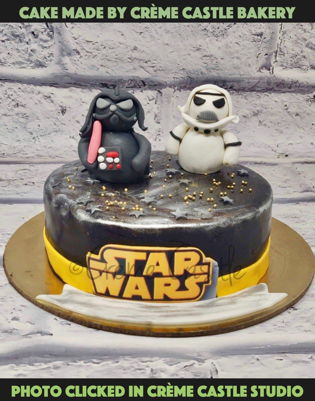 Star Wars Characters Cake. Noida & Gurgaon