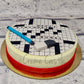 Crossword Lover Cake - Creme Castle