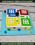 Ludo Theme Cake