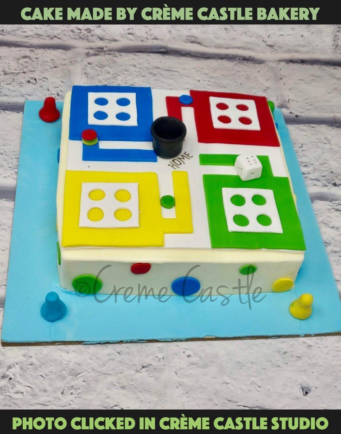 Ludo Theme Cake - Creme Castle