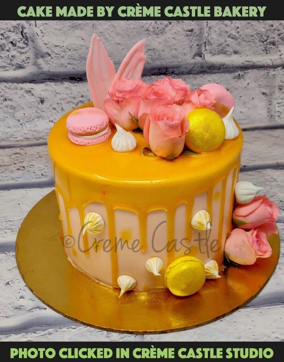 Orange Flavour Cake | Orange birthday cake, Orange color cake, Orange  birthday