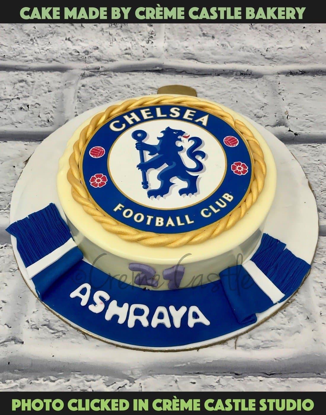 Chelsea Football Cake. Noida & Gurgaon