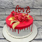 Pink Drip Cake - Creme Castle