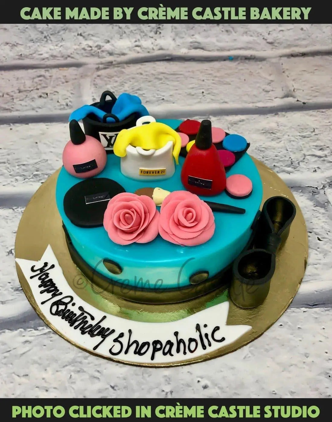 Make Up Theme Cake. Cake Designs for Girlfriend. Noida & Gurgaon