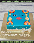 Square Face Cake