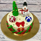 Christmas Plum 3D Cake Design | Creme Castle