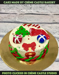 Christmas Plum Cake 2D design