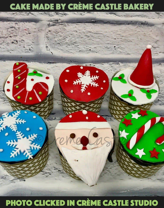 Christmas Cupcake Set | Creme Castle