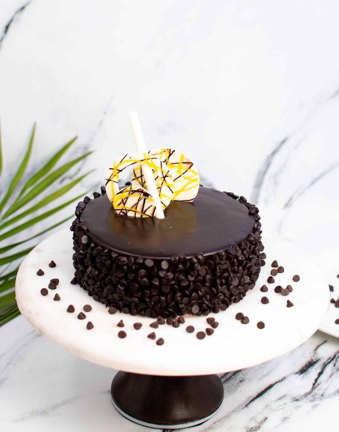 Double Chocolate Chip Cake with Chocolate Frosting | The Annoyed Thyroid