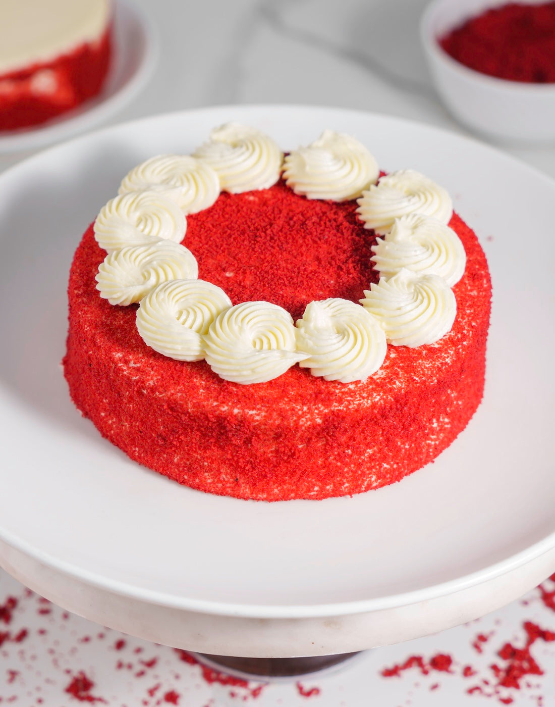 Order Cake Online, 3 Hour Delivery Gurugram and Greater Noida, Red Velvet Eggless Cake