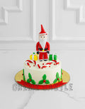 Christmas Plum Cake 3D design