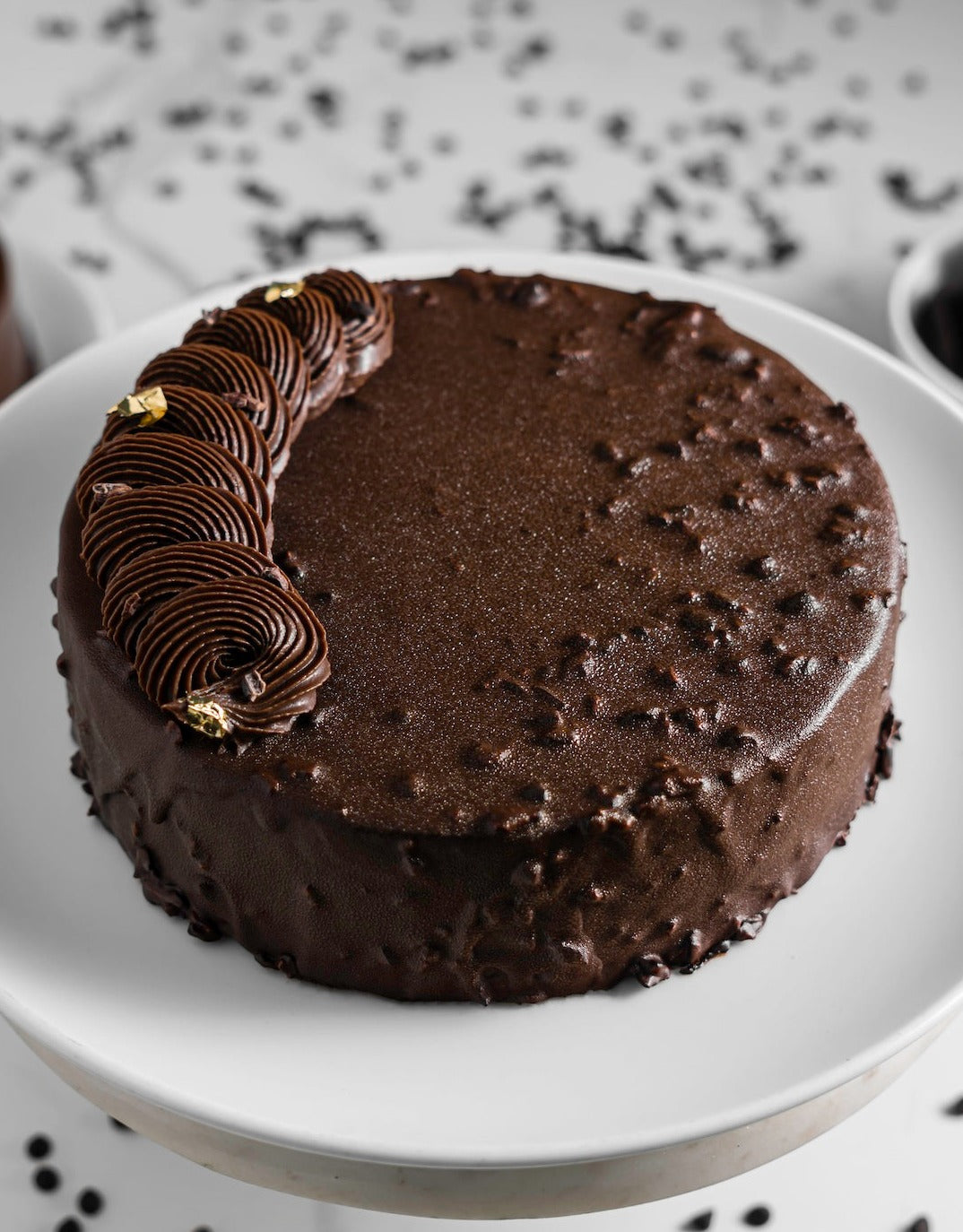 Dark Chocolate Crunch Cake