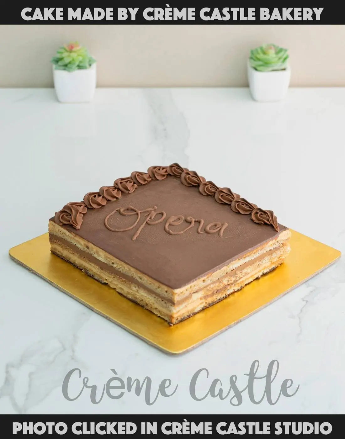 Opera Cake – Creme Castle