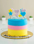 Cloudy Rainbow Cake